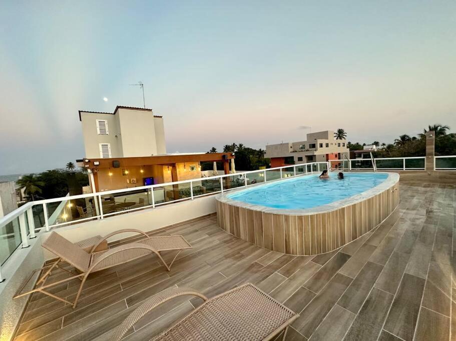 Flat Confortavel E Completo A Poucos Passos Da Praia Em Porto De Galinhas Rua Das Sombrinhas Bagian luar foto